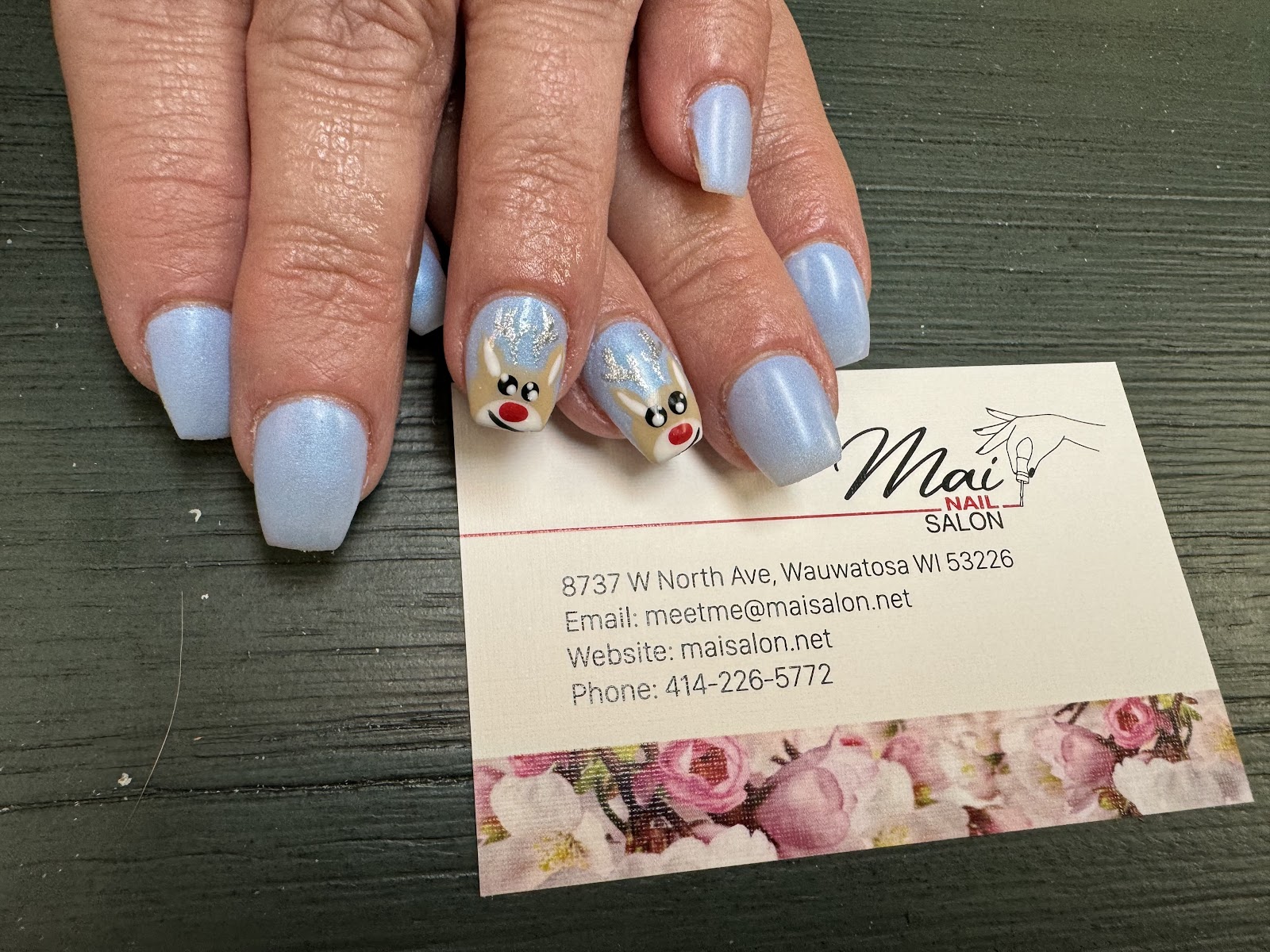 Mai Nails Salon nail work in Wauwatosa, Wisconsin
